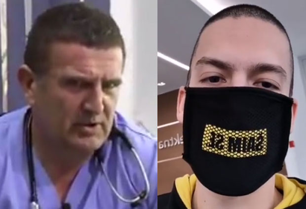 Бака Прасе продаје маске са својим натписом, др Жујовић упозорава: На бацајте паре на глупости, од овога су бољи и улошци